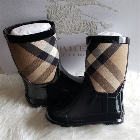 burberry rain boots in snow|burberry rain boots size chart.